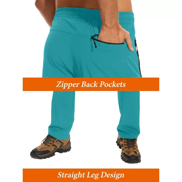 TACVASEN Mens Hiking Pants Lightweight Quick Dry Stretch Joggers for Running Workout Casual