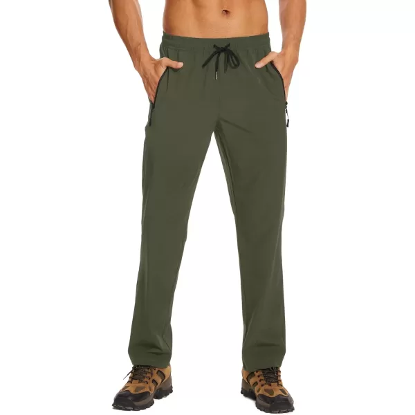 TACVASEN Mens Hiking Pants Lightweight Quick Dry Stretch Joggers for Running Workout Casual