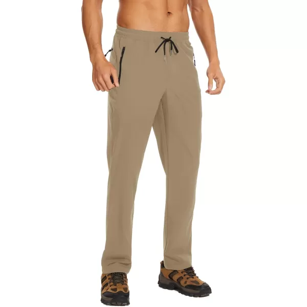 TACVASEN Mens Hiking Pants Lightweight Quick Dry Stretch Joggers for Running Workout Casual