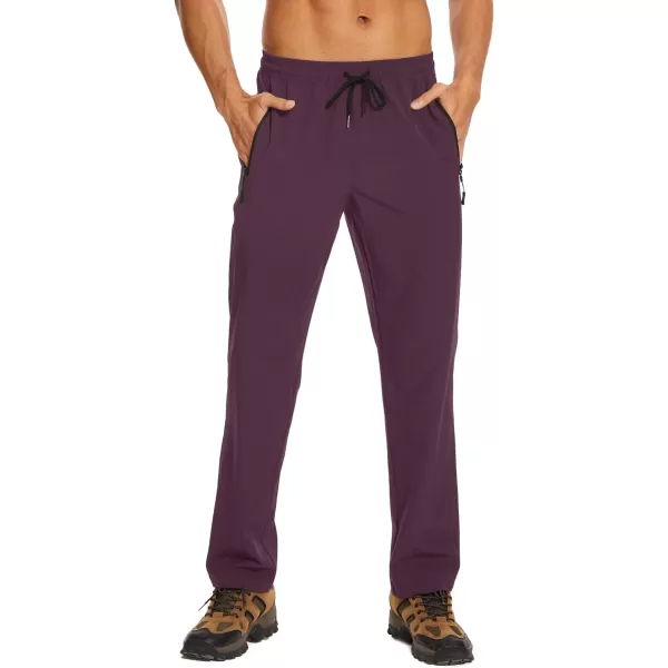 TACVASEN Mens Hiking Pants Lightweight Quick Dry Stretch Joggers for Running Workout Casual