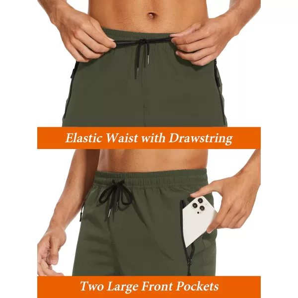TACVASEN Mens Hiking Pants Lightweight Quick Dry Stretch Joggers for Running Workout Casual