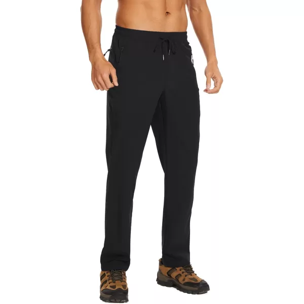 TACVASEN Mens Hiking Pants Lightweight Quick Dry Stretch Joggers for Running Workout Casual