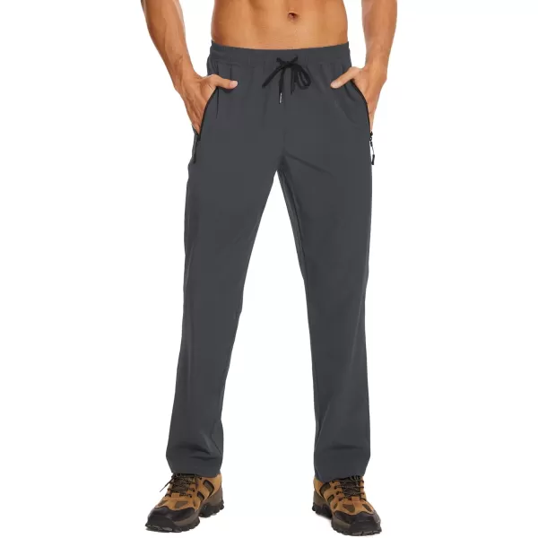 TACVASEN Mens Hiking Pants Lightweight Quick Dry Stretch Joggers for Running Workout Casual