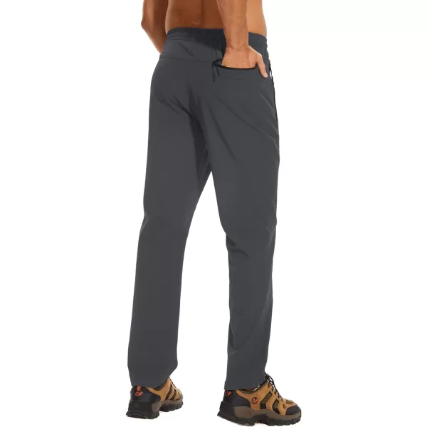 TACVASEN Mens Hiking Pants Lightweight Quick Dry Stretch Joggers for Running Workout Casual