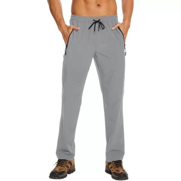 TACVASEN Mens Hiking Pants Lightweight Quick Dry Stretch Joggers for Running Workout Casual