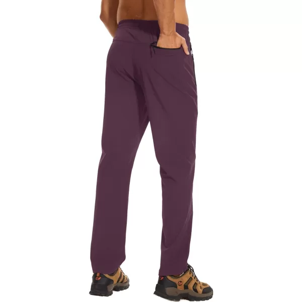 TACVASEN Mens Hiking Pants Lightweight Quick Dry Stretch Joggers for Running Workout Casual