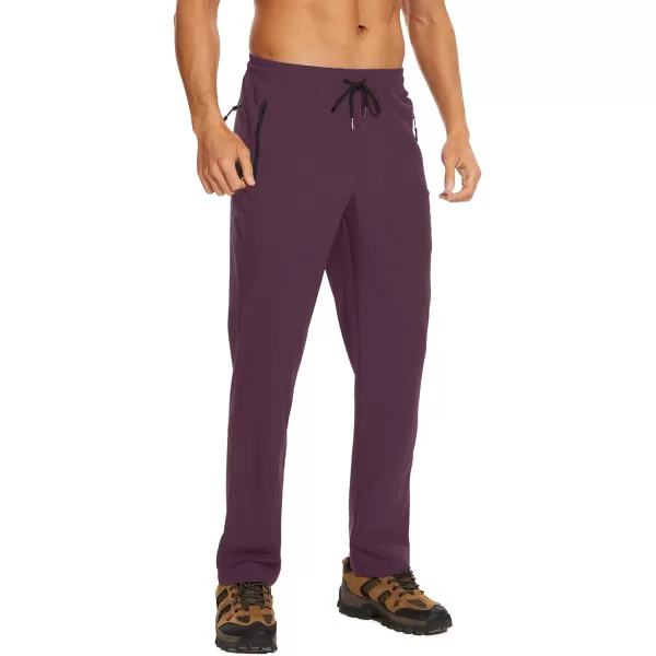 TACVASEN Mens Hiking Pants Lightweight Quick Dry Stretch Joggers for Running Workout Casual