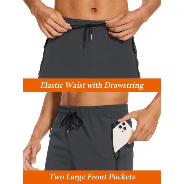 TACVASEN Mens Hiking Pants Lightweight Quick Dry Stretch Joggers for Running Workout Casual