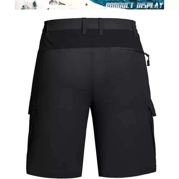 TACVASEN Men's Hiking Shorts Quick Dry Fishing Travel Cargo Shorts with Multi Pockets