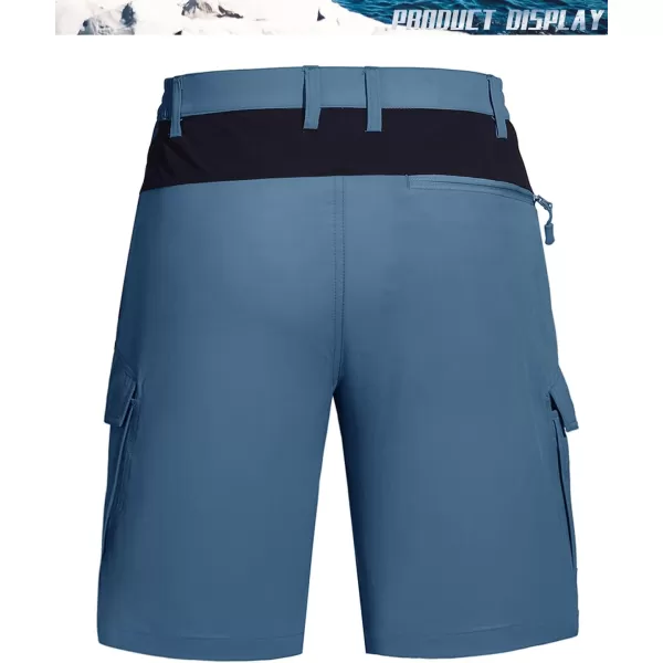 TACVASEN Men's Hiking Shorts Quick Dry Fishing Travel Cargo Shorts with Multi Pockets