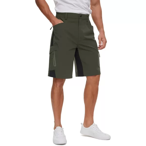 TACVASEN Men's Hiking Shorts Quick Dry Fishing Travel Cargo Shorts with Multi Pockets