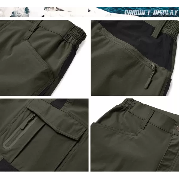 TACVASEN Men's Hiking Shorts Quick Dry Fishing Travel Cargo Shorts with Multi Pockets
