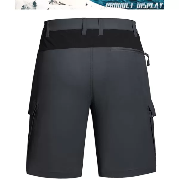 TACVASEN Men's Hiking Shorts Quick Dry Fishing Travel Cargo Shorts with Multi Pockets