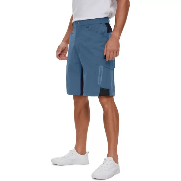 TACVASEN Men's Hiking Shorts Quick Dry Fishing Travel Cargo Shorts with Multi Pockets