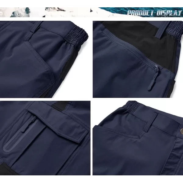 TACVASEN Men's Hiking Shorts Quick Dry Fishing Travel Cargo Shorts with Multi Pockets