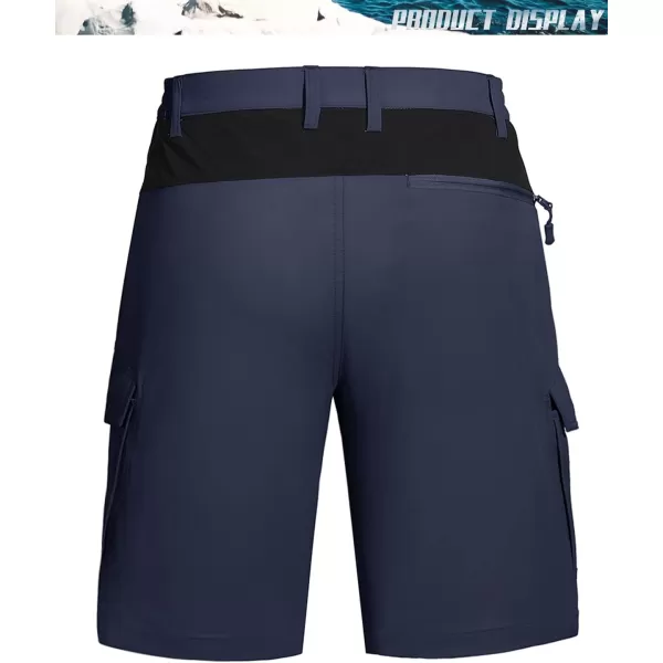 TACVASEN Men's Hiking Shorts Quick Dry Fishing Travel Cargo Shorts with Multi Pockets