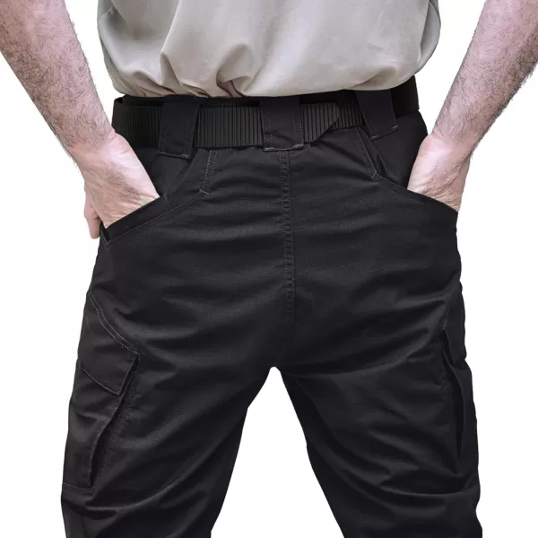 TACVASEN Men's Outdoor Tactical Pants Water Resistant Military Cargo Hiking Pants Lightweight Durable Ripstop Work Pants