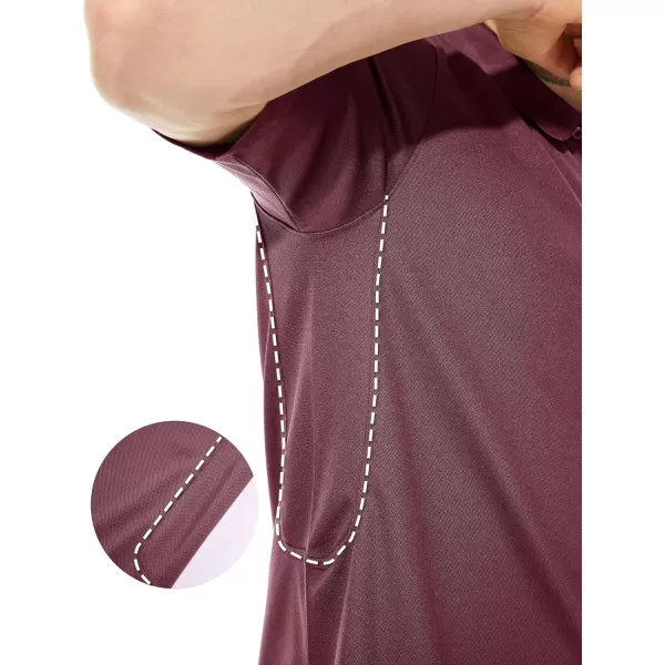 TACVASEN Men's Polo Shirts Tactical Quick-Dry Casual Golf Shirt Short Sleeve Airsoft Polos