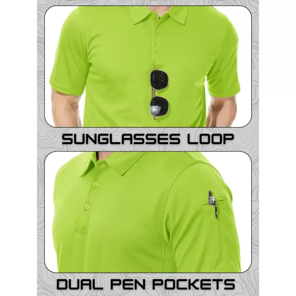 TACVASEN Men's Polo Shirts Tactical Quick-Dry Casual Golf Shirt Short Sleeve Airsoft Polos