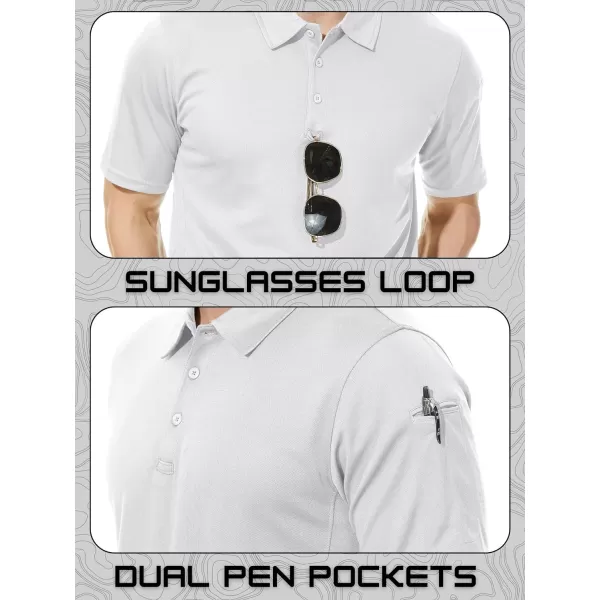 TACVASEN Men's Polo Shirts Tactical Quick-Dry Casual Golf Shirt Short Sleeve Airsoft Polos