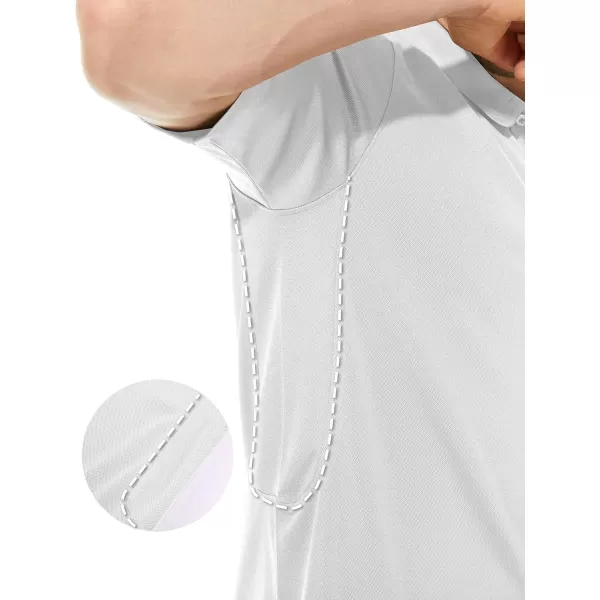 TACVASEN Men's Polo Shirts Tactical Quick-Dry Casual Golf Shirt Short Sleeve Airsoft Polos