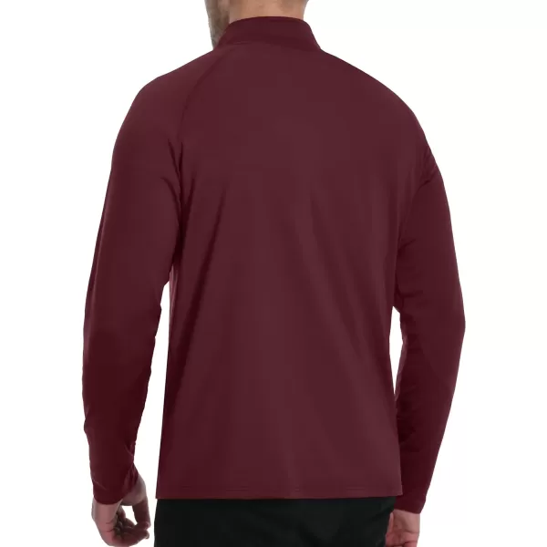 TACVASEN Men's Quarter Zip Pullover Fleece Lined Long Sleeve 1/4 Zip Golf Shirt Athletic Running Fishing Sweatshirts