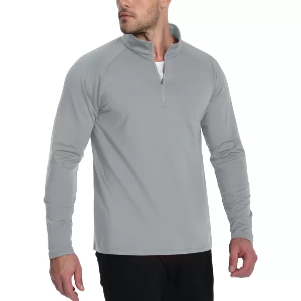 TACVASEN Men's Quarter Zip Pullover Fleece Lined Long Sleeve 1/4 Zip Golf Shirt Athletic Running Fishing Sweatshirts