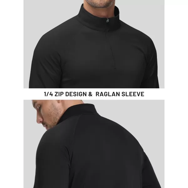 TACVASEN Men's Quarter Zip Pullover Fleece Lined Long Sleeve 1/4 Zip Golf Shirt Athletic Running Fishing Sweatshirts
