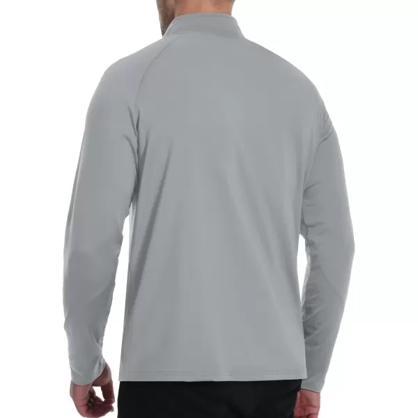 TACVASEN Men's Quarter Zip Pullover Fleece Lined Long Sleeve 1/4 Zip Golf Shirt Athletic Running Fishing Sweatshirts