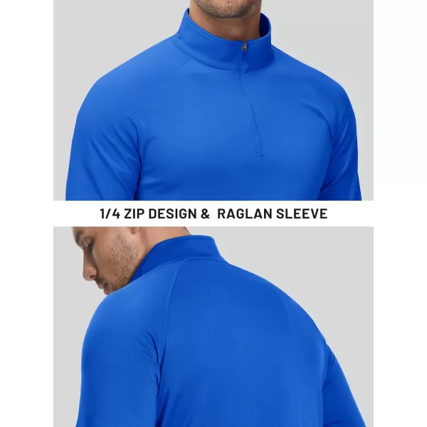 TACVASEN Men's Quarter Zip Pullover Fleece Lined Long Sleeve 1/4 Zip Golf Shirt Athletic Running Fishing Sweatshirts