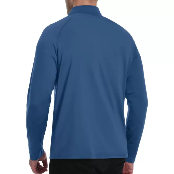TACVASEN Men's Quarter Zip Pullover Fleece Lined Long Sleeve 1/4 Zip Golf Shirt Athletic Running Fishing Sweatshirts