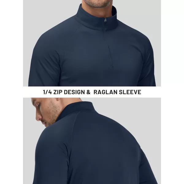 TACVASEN Men's Quarter Zip Pullover Fleece Lined Long Sleeve 1/4 Zip Golf Shirt Athletic Running Fishing Sweatshirts