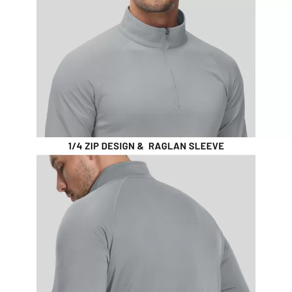 TACVASEN Men's Quarter Zip Pullover Fleece Lined Long Sleeve 1/4 Zip Golf Shirt Athletic Running Fishing Sweatshirts