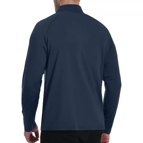 TACVASEN Men's Quarter Zip Pullover Fleece Lined Long Sleeve 1/4 Zip Golf Shirt Athletic Running Fishing Sweatshirts
