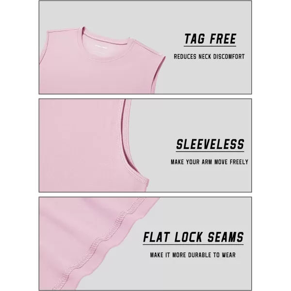 TACVASEN Men's Quick Dry Tank Top UPF 50+ Sun Protection Sleeveless Shirts Gym Workout Beach Athletic Muscle Shirts