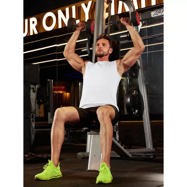 TACVASEN Men's Quick Dry Tank Top UPF 50+ Sun Protection Sleeveless Shirts Gym Workout Beach Athletic Muscle Shirts