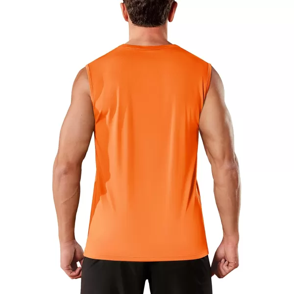 TACVASEN Men's Quick Dry Tank Top UPF 50+ Sun Protection Sleeveless Shirts Gym Workout Beach Athletic Muscle Shirts
