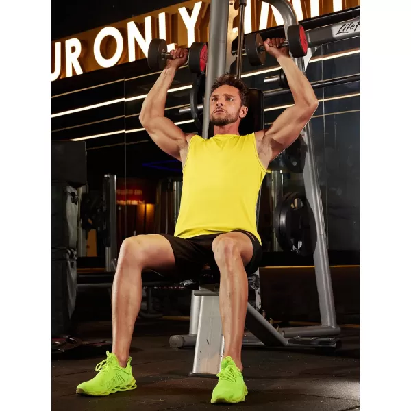 TACVASEN Men's Quick Dry Tank Top UPF 50+ Sun Protection Sleeveless Shirts Gym Workout Beach Athletic Muscle Shirts