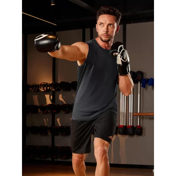 TACVASEN Men's Quick Dry Tank Top UPF 50+ Sun Protection Sleeveless Shirts Gym Workout Beach Athletic Muscle Shirts