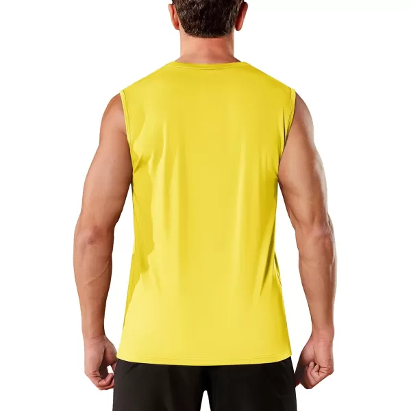 TACVASEN Men's Quick Dry Tank Top UPF 50+ Sun Protection Sleeveless Shirts Gym Workout Beach Athletic Muscle Shirts