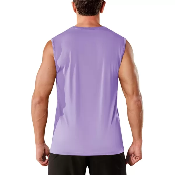 TACVASEN Men's Quick Dry Tank Top UPF 50+ Sun Protection Sleeveless Shirts Gym Workout Beach Athletic Muscle Shirts