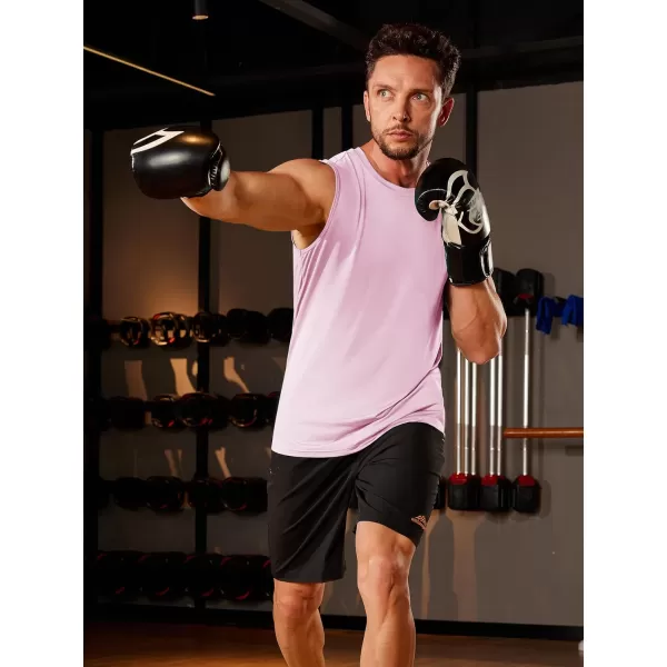 TACVASEN Men's Quick Dry Tank Top UPF 50+ Sun Protection Sleeveless Shirts Gym Workout Beach Athletic Muscle Shirts