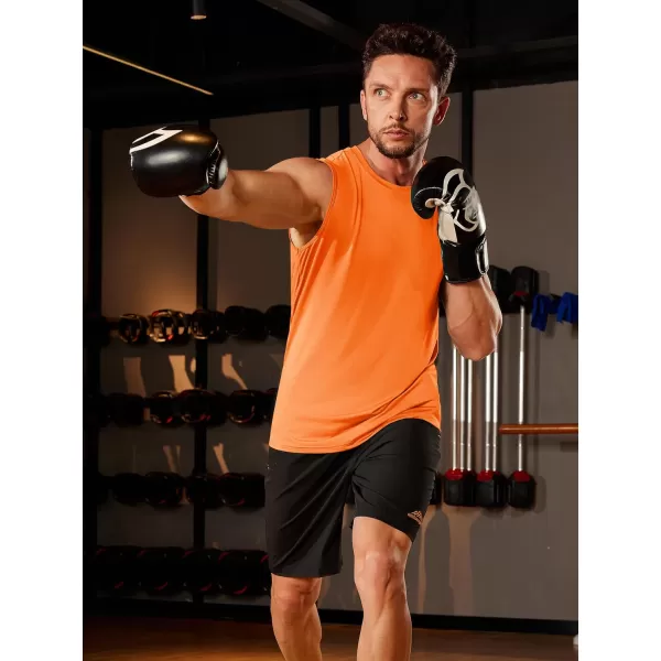 TACVASEN Men's Quick Dry Tank Top UPF 50+ Sun Protection Sleeveless Shirts Gym Workout Beach Athletic Muscle Shirts