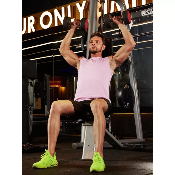 TACVASEN Men's Quick Dry Tank Top UPF 50+ Sun Protection Sleeveless Shirts Gym Workout Beach Athletic Muscle Shirts