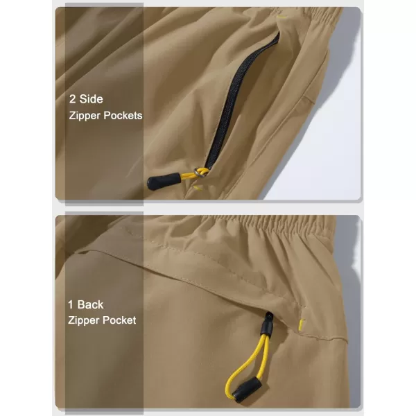 TACVASEN Men's Shorts Quick Dry Breathable Running Workout Jogging Shorts Gym Training Shorts with 3 Zipper Pockets