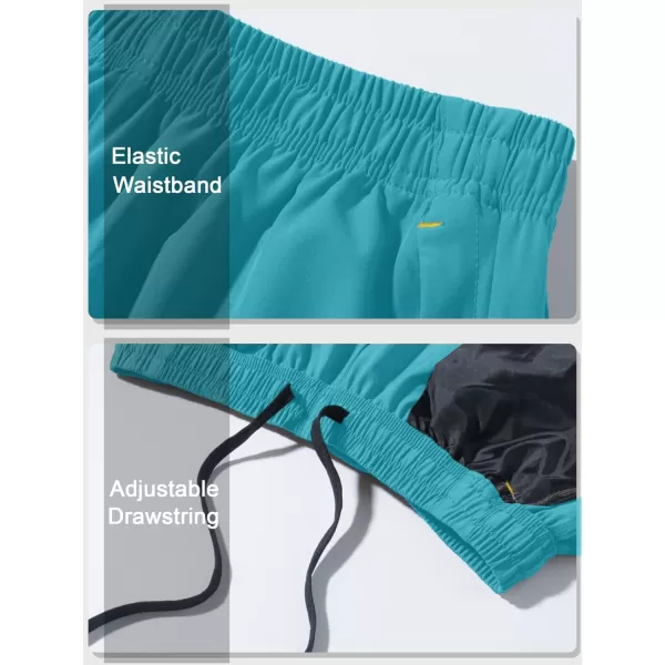 TACVASEN Men's Shorts Quick Dry Breathable Running Workout Jogging Shorts Gym Training Shorts with 3 Zipper Pockets