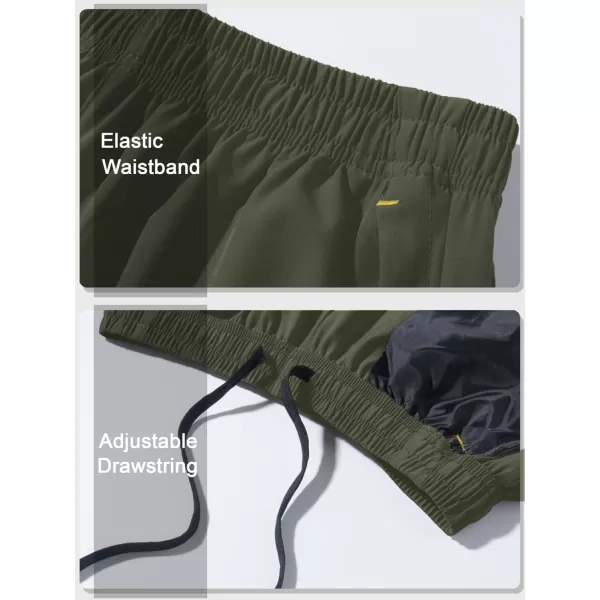 TACVASEN Men's Shorts Quick Dry Breathable Running Workout Jogging Shorts Gym Training Shorts with 3 Zipper Pockets