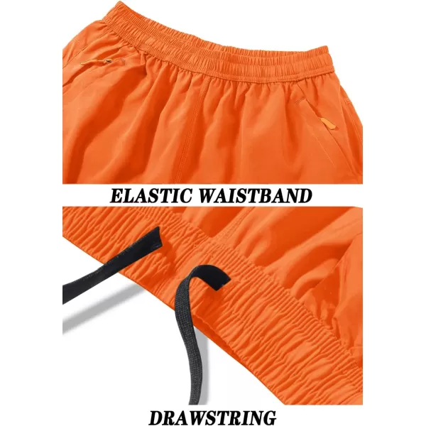 TACVASEN Men's Shorts Quick Dry Breathable Running Workout Jogging Shorts Gym Training Shorts with 3 Zipper Pockets