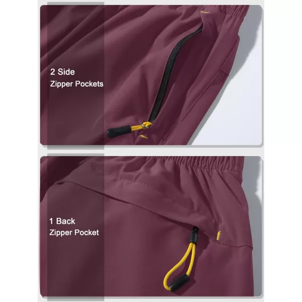 TACVASEN Men's Shorts Quick Dry Breathable Running Workout Jogging Shorts Gym Training Shorts with 3 Zipper Pockets