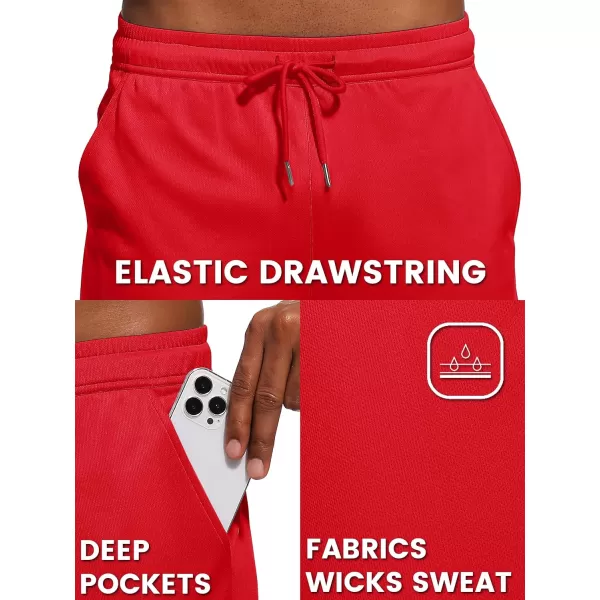 TACVASEN Men's Sweatpants Joggers Workout Athletic Lightweight Elastic Waist Outdoor Pants Tapered Running with Pockets